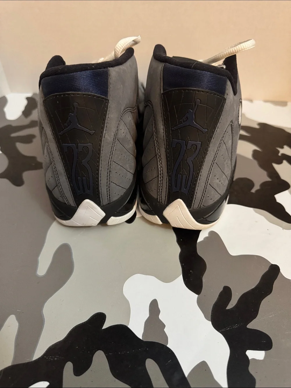 Jordan Men's Low-Top Sneakers in Grey, Black & White